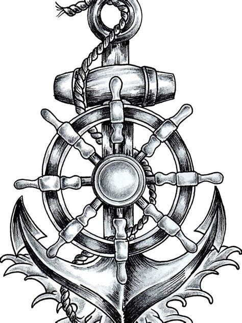 anchor wheel tattoo|anchor shades tattoo.